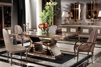 Mimosa Dining Table in room setting - luxury furniture Houston | Ali Guler Furniture
