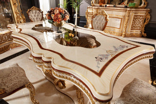 Perla Dining Table - luxury dining table handcrafted in Türkiye | Ali Guler Furniture