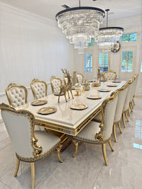 Samdan Dining Table in a client's home after delivery