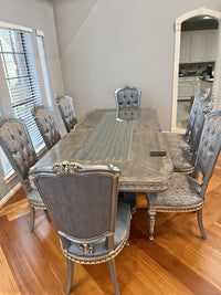 Real client home — Savoy Dining Set