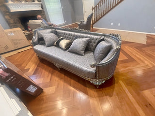 Savoy Sofa in a client's home after delivery
