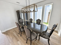 Sirius 7-Piece Dining Set in a client's home after delivery
