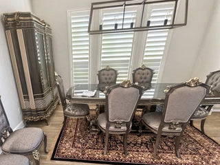 Sirius Dining Set in a client's home after delivery