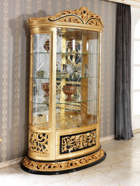 Sultan Black Vitrine - Ali Guler Furniture