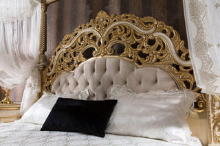 Sultan Cream Bed - Ali Guler Furniture