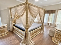 Sultan Cream Bed in a client's home after delivery