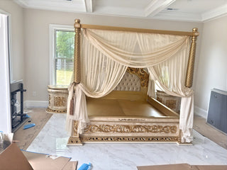 Sultan Cream Bed in a client's home after delivery