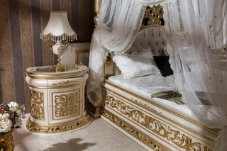 Sultan Cream Nighstand - Ali Guler Furniture