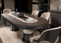 Tivoli racetrack oval dining table