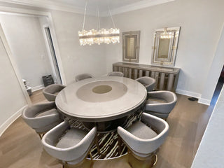 Triton Dining Set in a client's home after delivery