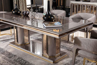 Triton Dining Table detail view - premium Turkish craftsmanship | Ali Guler Furniture