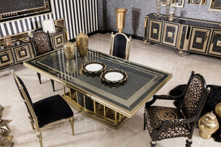 Tropez Dining Table alternate view - solid beechwood with premium finish dining table | Ali Guler Furniture