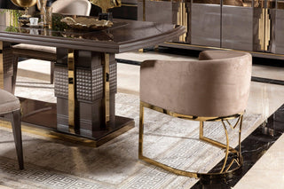 Zavier Dining Metal Chair - Ali Guler Furniture