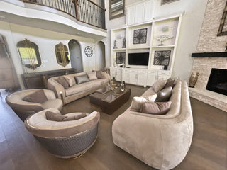 Zavier Living Set in a client's home after delivery