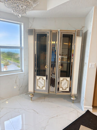 Real client home — Zeta China Cabinet