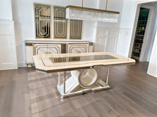 Zeta Dining Table in a client's home after delivery